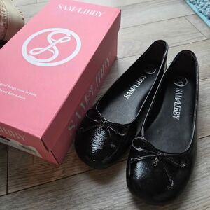 Sam & Libby Black Ballet Flats 8.5